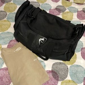 ALPHALETE DUFFEL BAG & PERFORMACE L/S SHIRT